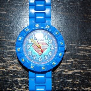 Swatch flik-flak Kids Blue and Yellow Watch